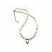 Pure Devotion Pearl Necklace - Freshwater Pearls with Heart charm Pure Devotion Pearl Necklace - Freshwater Pearls with Heart charm