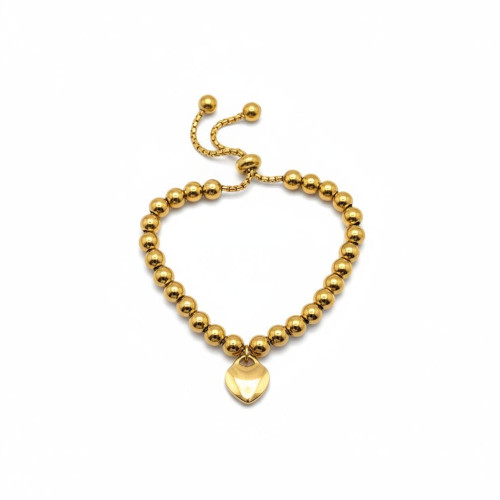 Luna Heart Bracelet Gold Stainless Steel Luna Heart Bracelet Gold Stainless Steel