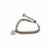Celeste Heart Bracelet - 6 mm Stainless Steel with Heart Charm Celeste Heart Bracelet - 6 mm Stainless Steel with Heart Charm