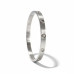 Circle of Light Bangle - Silver-tone Stainless Steel Circle of Light Bangle - Silver-tone Stainless Steel