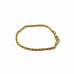 Golden Essence Bracelet - 3 mm Gold Stainless Steel Rope Chain Golden Essence Bracelet - 3 mm Gold Stainless Steel Rope Chain