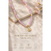 Handmade Pink Quartz & Pearl Icon Necklace – 17" + 2" Extender Handmade Pink Quartz & Pearl Icon Necklace – 17" + 2" Extender
