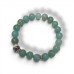 8 mm Jade Bracelet with Hand-Painted Porcelain Bead 8 mm Jade Bracelet with Hand-Painted Porcelain Bead