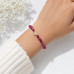 6 mm Pink Tiger's Eye Bracelet with Gold Accents 6 mm Pink Tiger's Eye Bracelet with Gold Accents