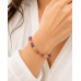 8 mm Ametrine Bracelet with Gold Stainless Steel Infinity Bead