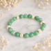 8 mm Jade Bracelet with Czech Crystal Accents 8 mm Jade Bracelet with Czech Crystal Accents