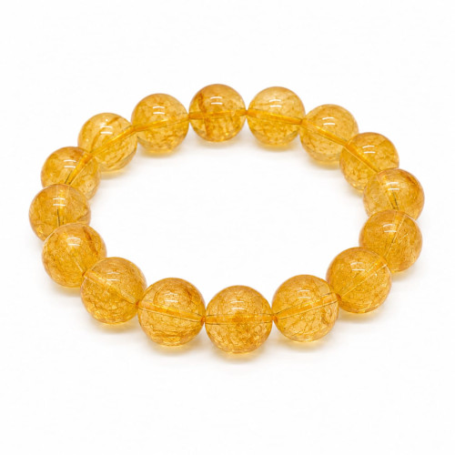12 mm Citrine Bracelet