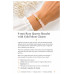 8 mm Rose Quartz Bracelet with Gold Moon Charm 8 mm Rose Quartz Bracelet with Gold Moon Charm