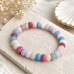 8 mm Oval Mixed Quartz Bracelet 8 mm Oval Mixed Quartz Bracelet