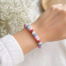 8 mm Oval Mixed Quartz Bracelet 8 mm Oval Mixed Quartz Bracelet