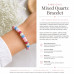 8 mm Oval Mixed Quartz Bracelet 8 mm Oval Mixed Quartz Bracelet