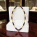6 mm Garnet and Citrine Necklace with Zirconia Heart Charm - 16 inch 6 mm Garnet and Citrine Necklace with Zirconia Heart Charm - 16 inch