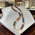 8 mm Multicolour Tourmaline with Czech Crystal Necklace - 18 inch 8 mm Multicolour Tourmaline with Czech Crystal Necklace - 18 inch