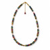 6 mm Faceted Tourmaline with Czech Crystal Infinity Necklace - 16 inch