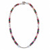 6 mm Tourmaline, Opalite and Czech Crystal Necklace - 18 inch