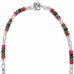 6 mm Tourmaline, Opalite and Czech Crystal Necklace - 18 inch