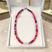 8 mm Pink Lace Agate & Baroque Pearl Necklace – 18 Inches 8 mm Pink Lace Agate & Baroque Pearl Necklace – 18 Inches