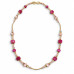 Pink Tourmaline and Pink Quartz Necklace – 21 Inches