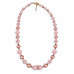 Rose Quartz, Pink Cat’s Eye and Faux Pearl Necklace — 20 inch Rose Quartz, Pink Cat’s Eye and Faux Pearl Necklace — 20 inch