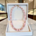 Rose Quartz, Pink Cat’s Eye and Faux Pearl Necklace — 20 inch Rose Quartz, Pink Cat’s Eye and Faux Pearl Necklace — 20 inch