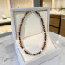 6 mm Tiger’s Eye and Faux Pearl Necklace — 16 inch 6 mm Tiger’s Eye and Faux Pearl Necklace — 16 inch