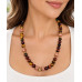 10 mm Tiger’s Eye and 12 mm Cat’s Eye Necklace with Zirconia Infinity Clasp - 20 inch 10 mm Tiger’s Eye and 12 mm Cat’s Eye Necklace with Zirconia Infinity Clasp - 20 inch