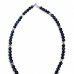 6 mm Dark Blue Tiger’s Eye Clover Necklace - 17 inch 6 mm Dark Blue Tiger’s Eye Clover Necklace - 17 inch