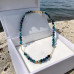 10 mm Faceted Blue Tiger’s Eye Necklace - 22 inch 10 mm Faceted Blue Tiger’s Eye Necklace - 22 inch