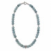 8 mm Jade and Clover Stainless Steel Necklace — 18″ 8 mm Jade and Clover Stainless Steel Necklace — 18″