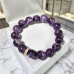 Amethyst with Zirconia Bracelet - 12 mm Amethyst with Zirconia Bracelet - 12 mm