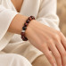 10 mm Red Tiger’s Eye Bracelet with Stainless Steel Charm 10 mm Red Tiger’s Eye Bracelet with Stainless Steel Charm