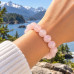 12 mm Natural Rose Quartz Bracelet – Love and Harmony 12 mm Natural Rose Quartz Bracelet – Love and Harmony