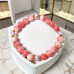 8 mm Pink Jade Bracelet with Czech Crystals and Gold-Tone Accents 8 mm Pink Jade Bracelet with Czech Crystals and Gold-Tone Accents