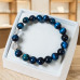 10 mm Blue Tiger’s Eye Bracelet with Czech Crystal and Silver-Tone Tree of Life Charm 10 mm Blue Tiger’s Eye Bracelet with Czech Crystal and Silver-Tone Tree of Life Charm