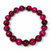 10 mm Pink Tiger’s Eye Bracelet with Silver-Tone Stainless Steel Spacer 10 mm Pink Tiger’s Eye Bracelet with Silver-Tone Stainless Steel Spacer