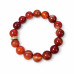 12 mm Carnelian Bracelet with Zirconia Gold-Tone Stainless Steel Spacer 12 mm Carnelian Bracelet with Zirconia Gold-Tone Stainless Steel Spacer