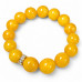 12 mm Yellow Quartz Bracelet with Zirconia Gold-Tone Stainless Steel Spacer 12 mm Yellow Quartz Bracelet with Zirconia Gold-Tone Stainless Steel Spacer