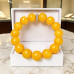 12 mm Yellow Quartz Bracelet with Zirconia Gold-Tone Stainless Steel Spacer 12 mm Yellow Quartz Bracelet with Zirconia Gold-Tone Stainless Steel Spacer