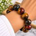 18 mm Tiger’s Eye Bracelet – Bold Natural Stone Jewellery 18 mm Tiger’s Eye Bracelet – Bold Natural Stone Jewellery