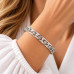Silver-Tone Stainless Steel Floral Cutout Bangle – Elegant Flower Design Silver-Tone Stainless Steel Floral Cutout Bangle – Elegant Flower Design